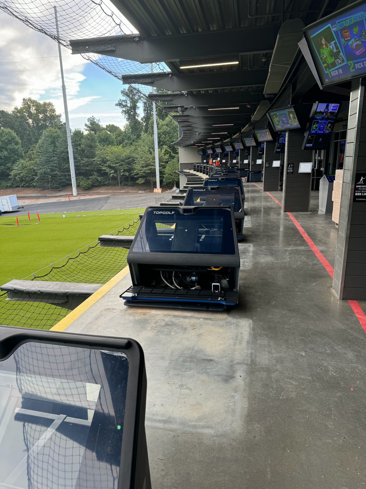 Topgolf Alpharetta renovation during construction, photo 3